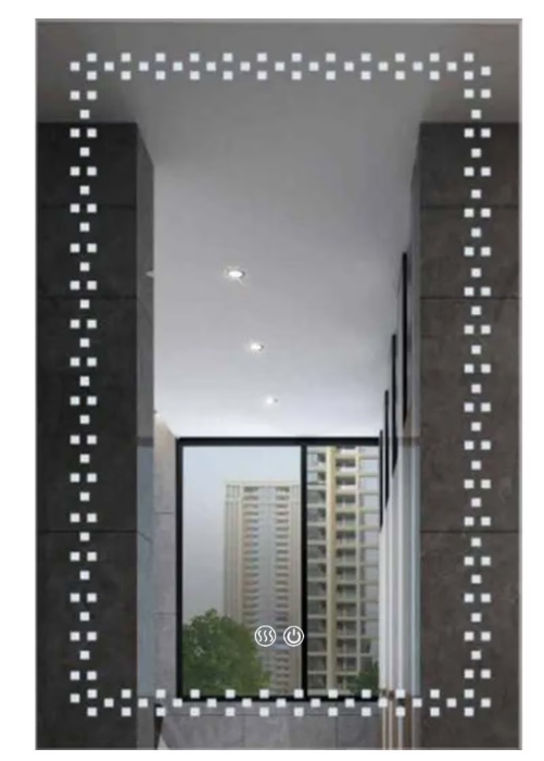 Oglinda LED Touch 60x80 cm, 025S, Functie Dezaburire Colectia Marcello Funghi