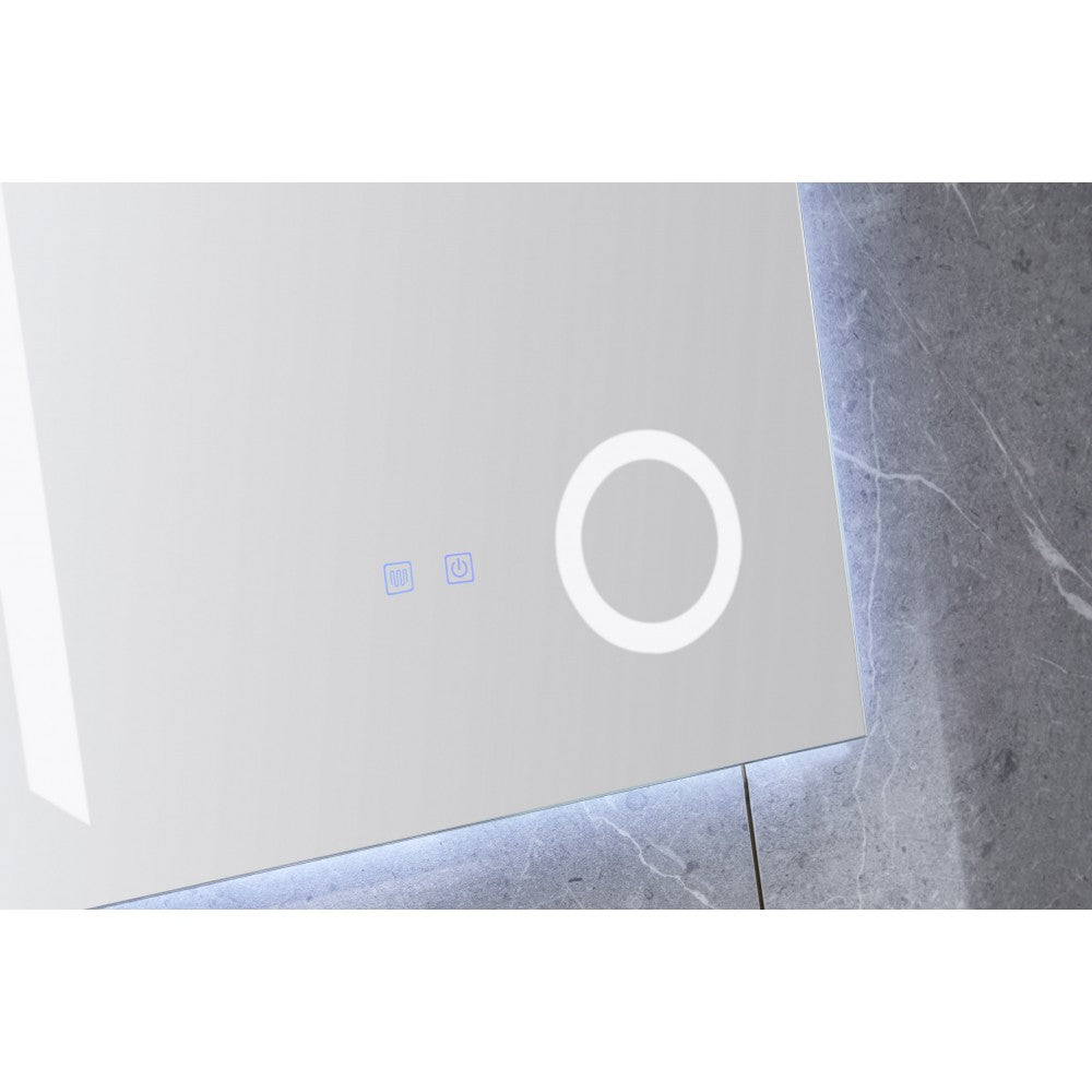 Oglinda LED Colectia Marcello Funghi Dreptunghiulara cu Functie Dezaburire si Sistem Touch, model W07