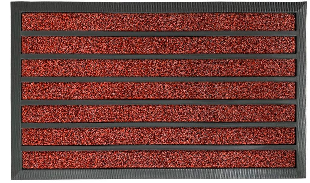 Covoras cauciuc FORTE ROSU- 75 x 45 cm