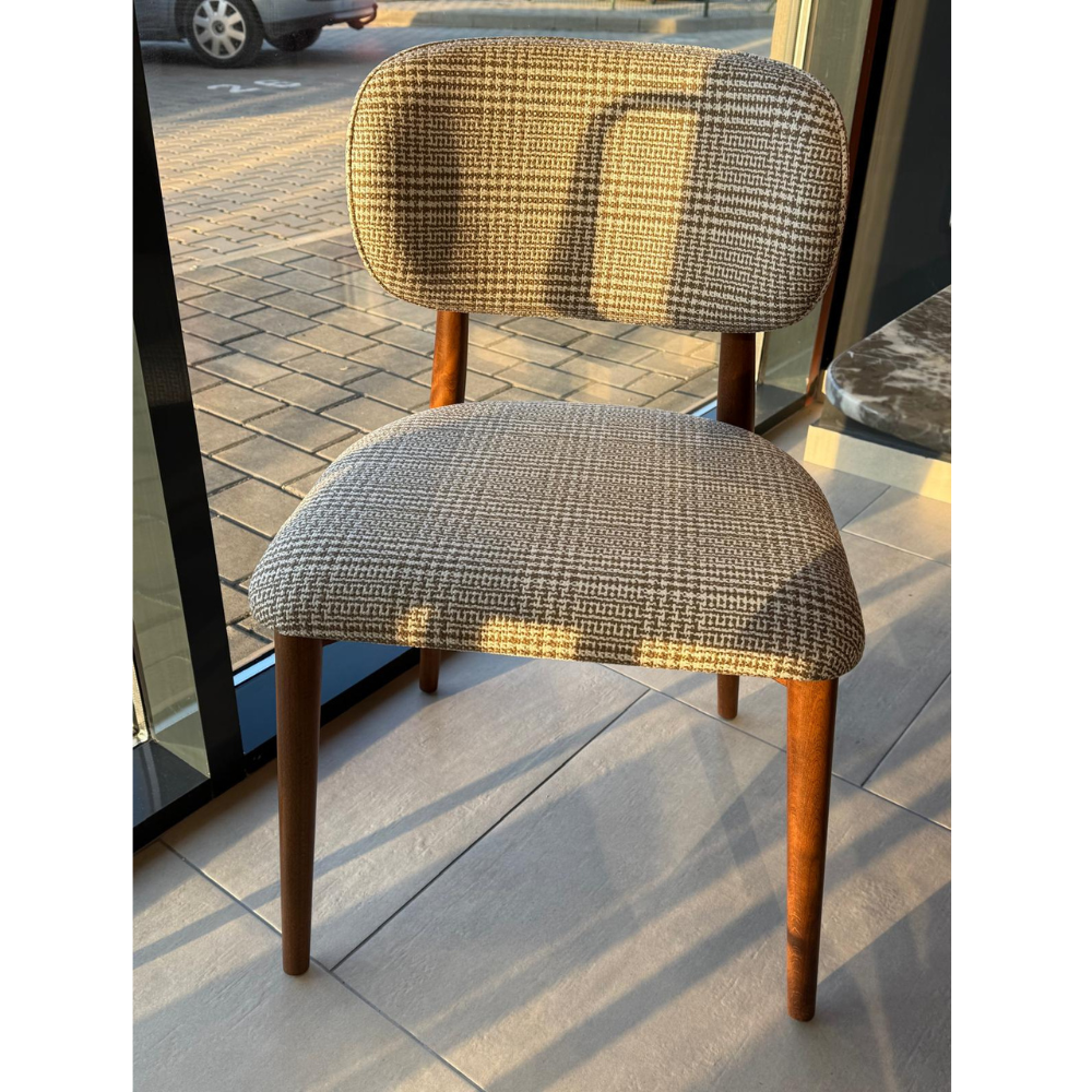 Masa White Brown 200x100cm + 6 scaune asortate