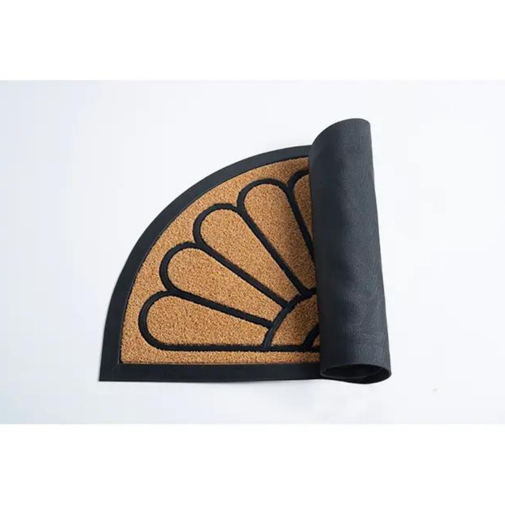 Covoras intrare cauciuc si polietilena antiderapant, maro DM10 - 75x45 cm
