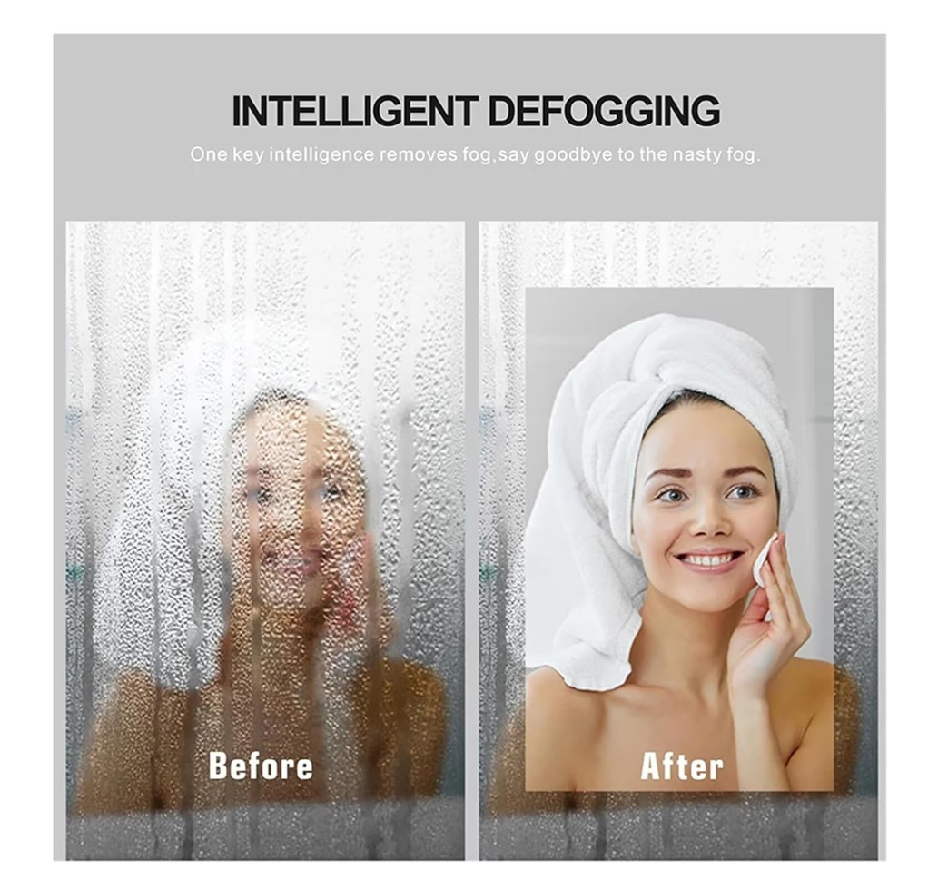 Oglinda LED Touch cu Sistem Dezaburire 60x60cm Colectia Marcello Funghi