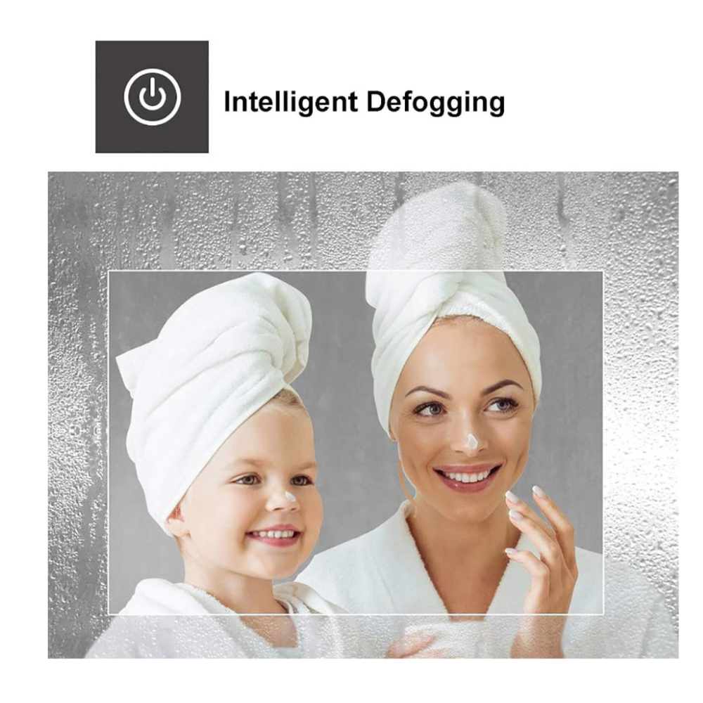 Oglinda LED Ovala Colectia Marcello Funghi cu Functie Dezaburire si Sistem Touch, model