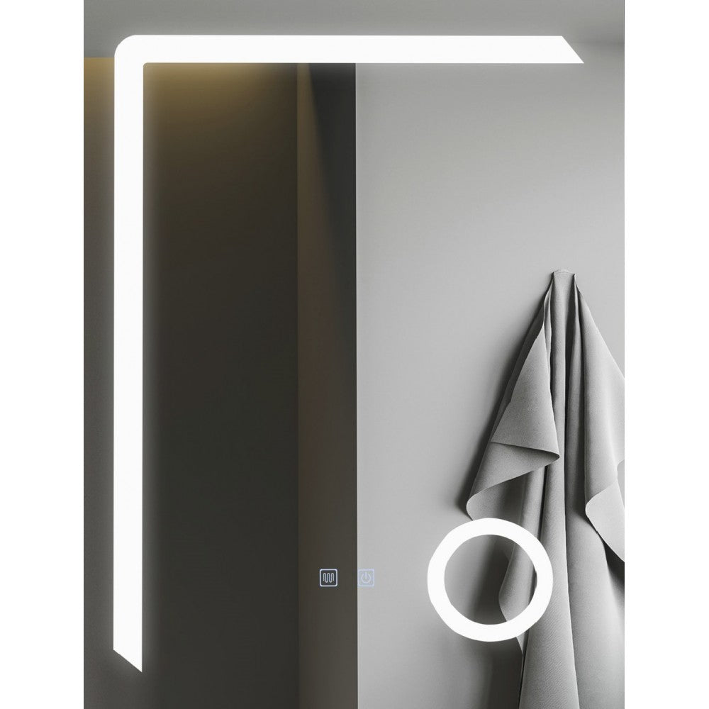 Oglinda LED Colectia Marcello Funghi Dreptunghiulara cu Functie Dezaburire si Sistem Touch, model W07