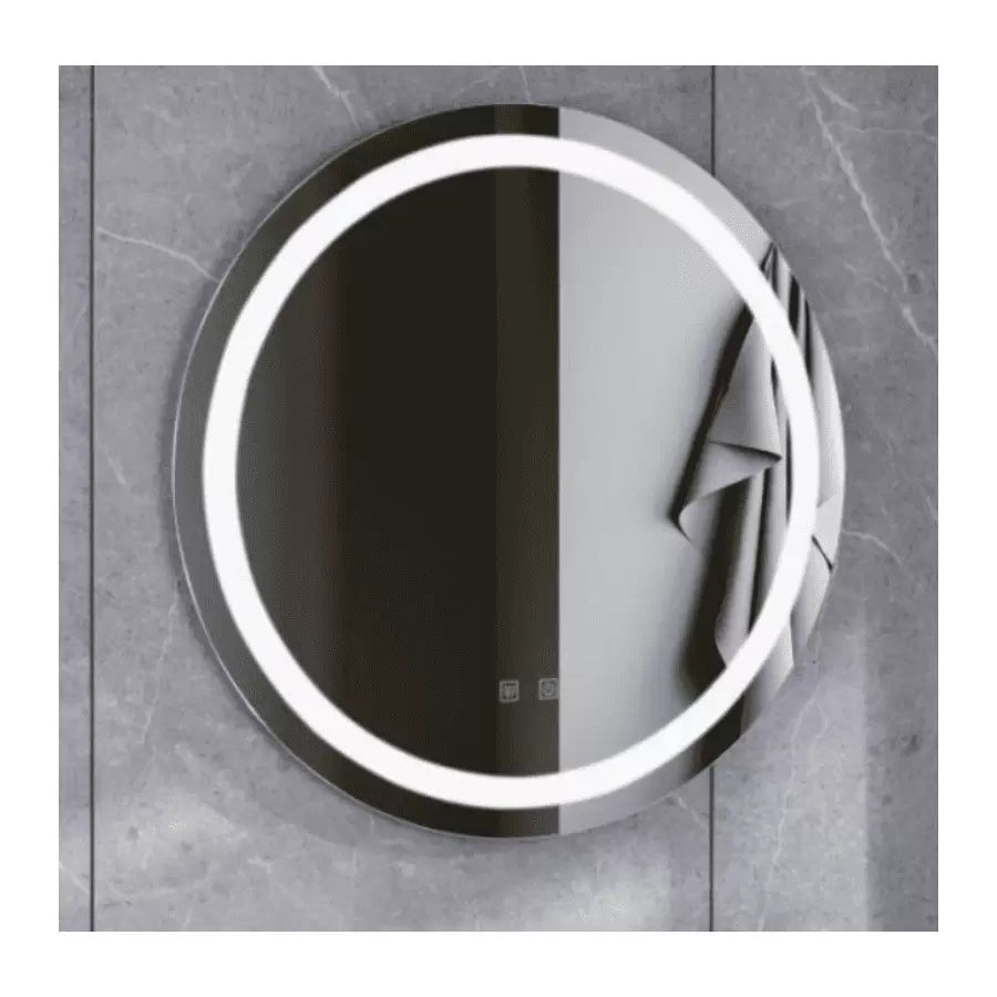 Oglinda LED Rotunda Aurorae, din Colectia Marcello Funghi, cu Functie Dezaburire si Sistem Touch E01 - 70x70cm