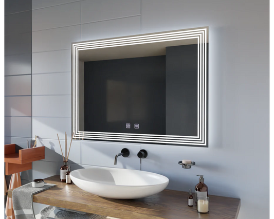 Oglinda LED Touch E19 - 80x60 cm Functie Dezaburire Colectia Marcello Funghi