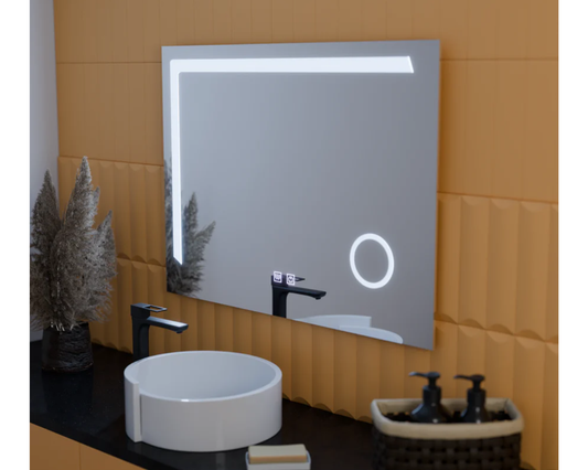 Oglinda LED Touch E07s - 80x60 cm Functie Dezaburire Colectia Marcello Funghi