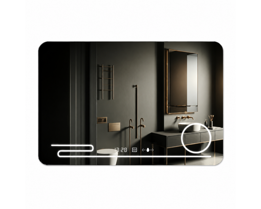 Oglinda LED Touch 80x60 cm Functie Dezaburire Colectia Marcello Funghi W36, 80x60cm
