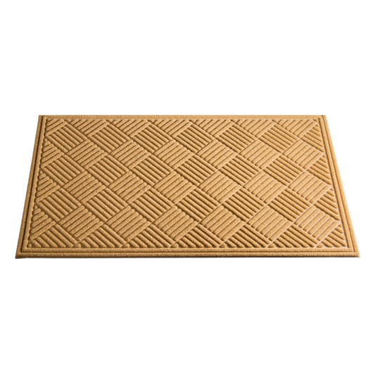 Covoras de intrare, interior & exterior ®OPTIMDEKO, 90x60 cm, anti-alunecare, foarte rezistent si durabil, Dirt Trapper, gri