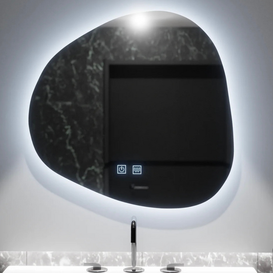Oglinda LED Touch Design 60x60 cm Functie Dezaburire, E51s