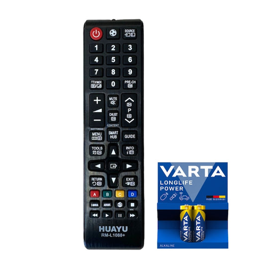 Telecomanda Tv universala, Compatibila Samsung, Acopera 100% gama Samsung LCD, LED, Smart, 2 baterii incluse