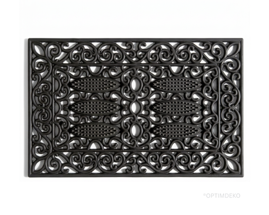 Covoras intrare, antiderapant, ®OPTIMDEKO, 75x45 cm cauciuc & PVC, ultra rezistent, ZS113