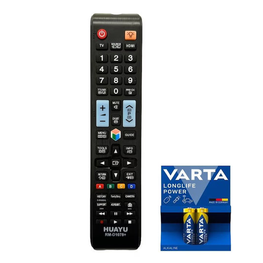 Telecomanda tv universala, Compatibila Samsung, Acopera 100% gama Samsung LCD, LED, Smart, baterii incluse