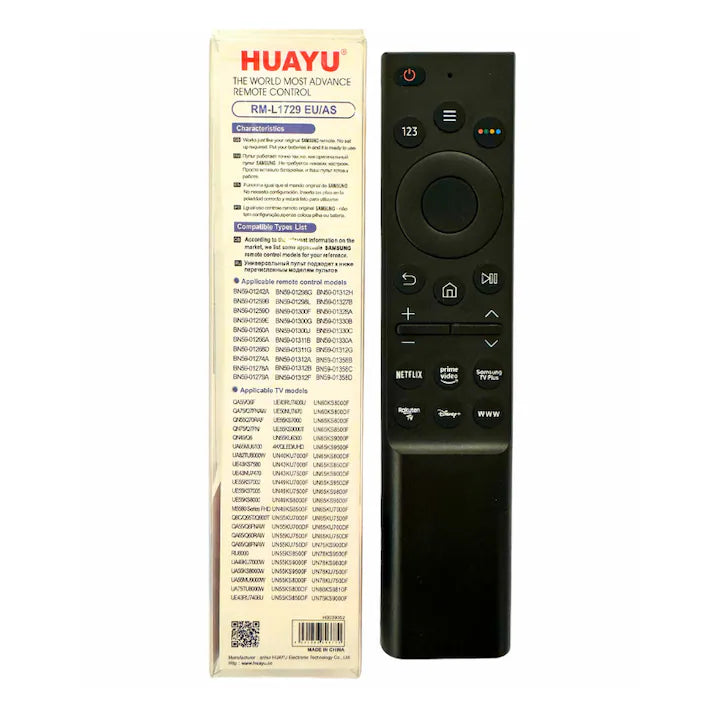 Telecomanda tv universala, Compatibila Samsung, Acopera 100% gama Samsung LCD, LED, Smart, baterii incluse