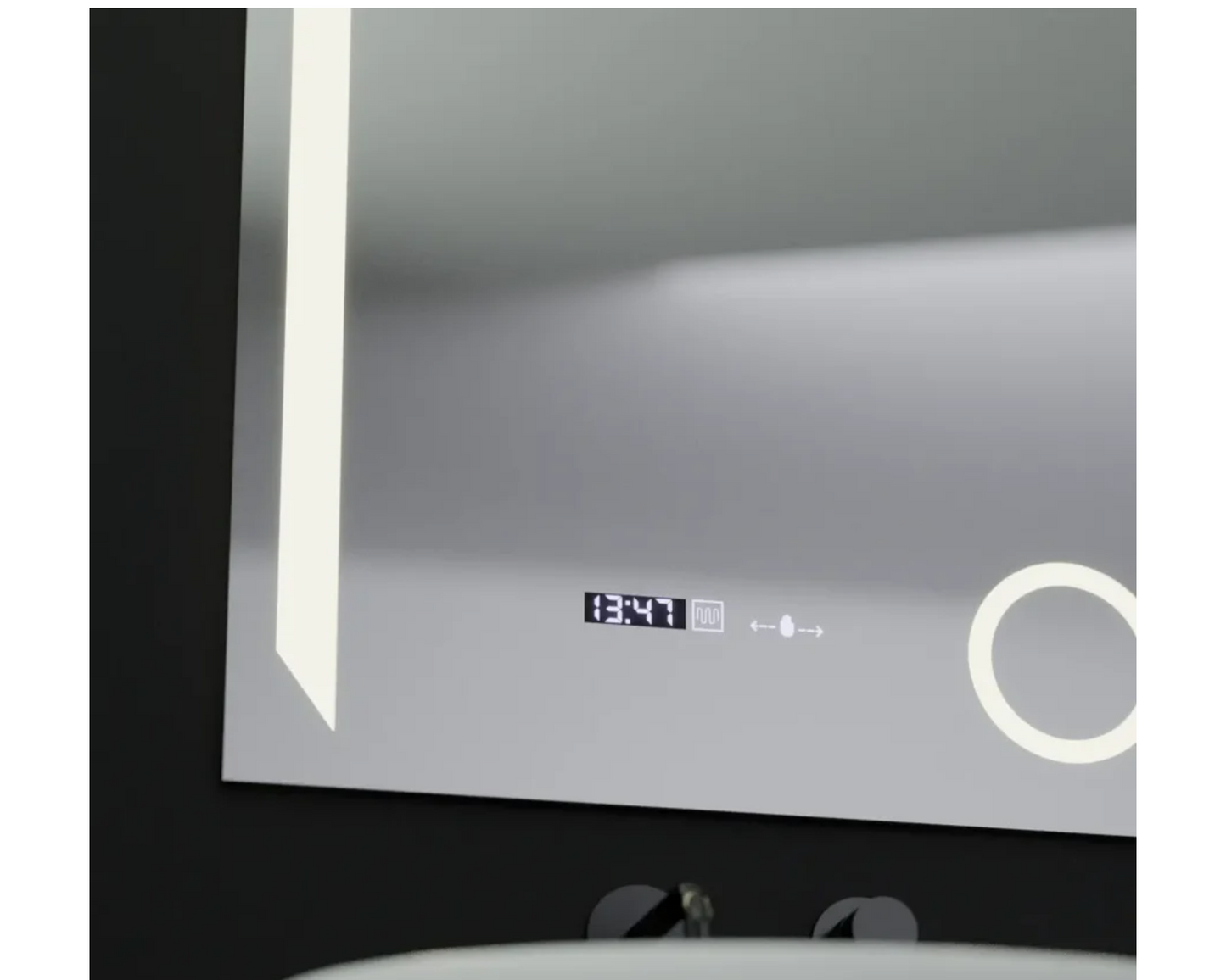 Oglinda LED Colectia Marcello Funghi Dreptunghiulara cu Functie Dezaburire si Sistem Touch, model W07/60x80cm