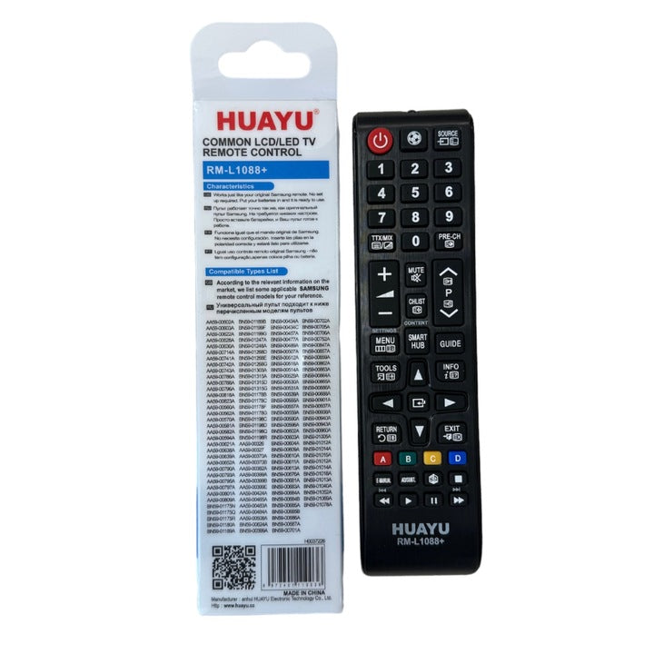 Telecomanda Tv universala, Compatibila Samsung, Acopera 100% gama Samsung LCD, LED, Smart, 2 baterii incluse