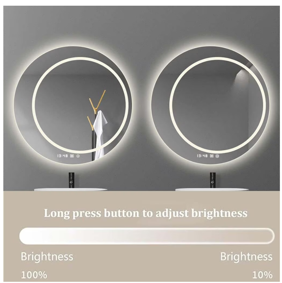 Oglinda LED Touch cu Sistem Dezaburire 60x60cm Colectia Marcello Funghi