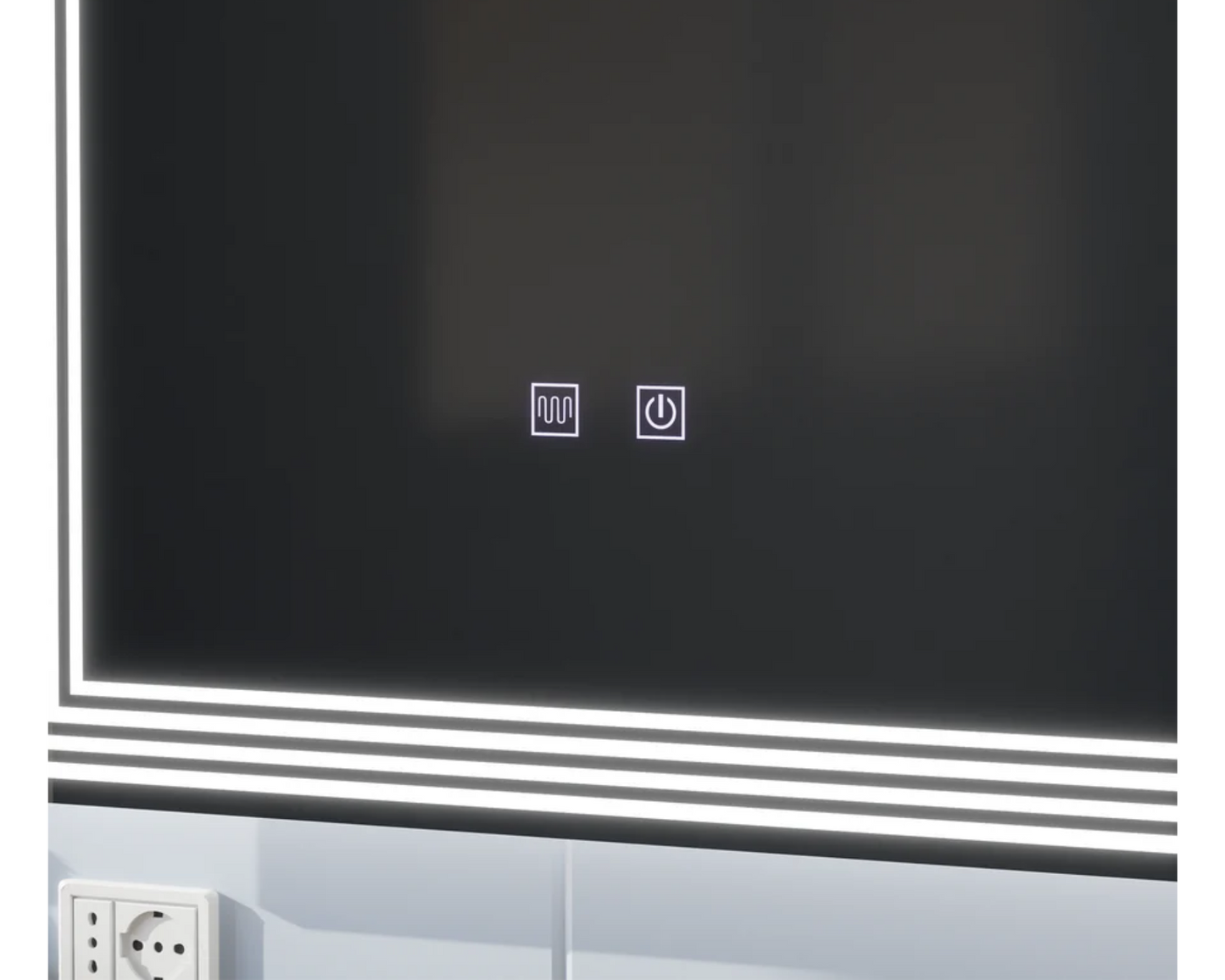 Oglinda LED Touch E19 - 50x70 cm Functie Dezaburire Colectia Marcello Funghi