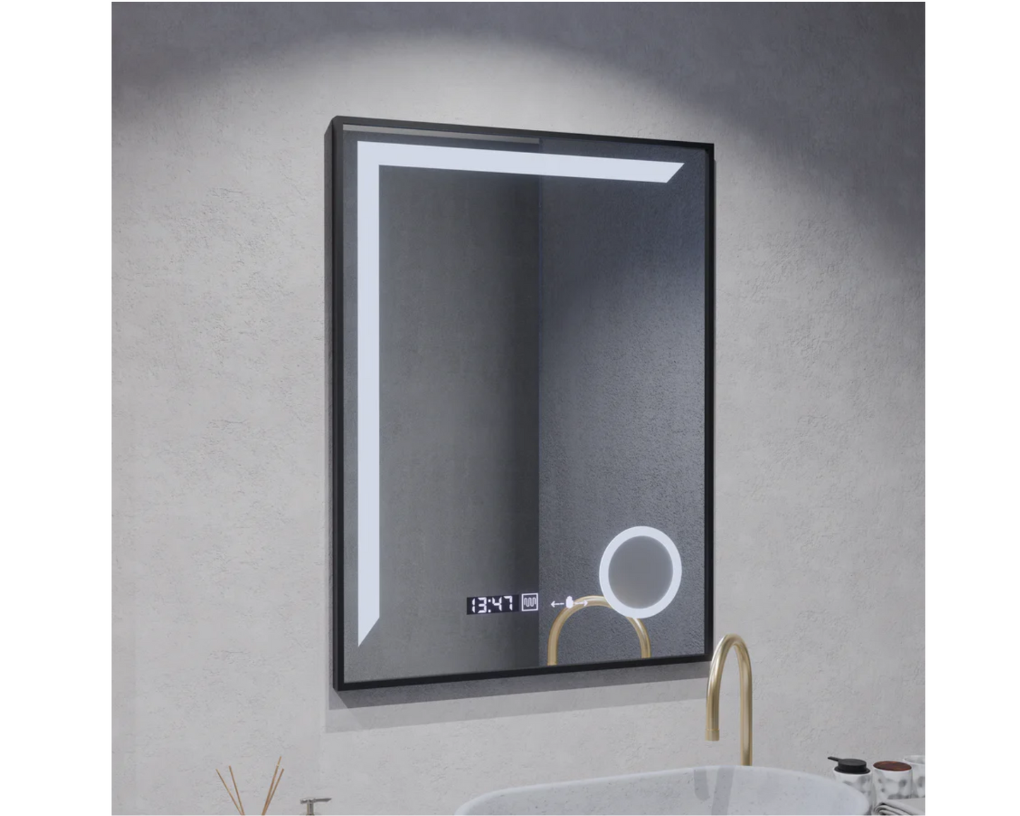 Oglinda LED Touch 60x80 cm Functie Dezaburire Colectia Marcello Funghi W23, 60x80cm