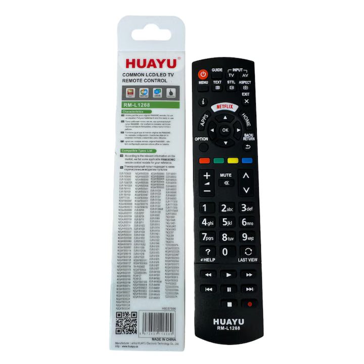 Telecomanda tv universala, Compatibila Panasonic, Acopera 100% gama Panasonic LCD, LED, Smart, baterii incluse