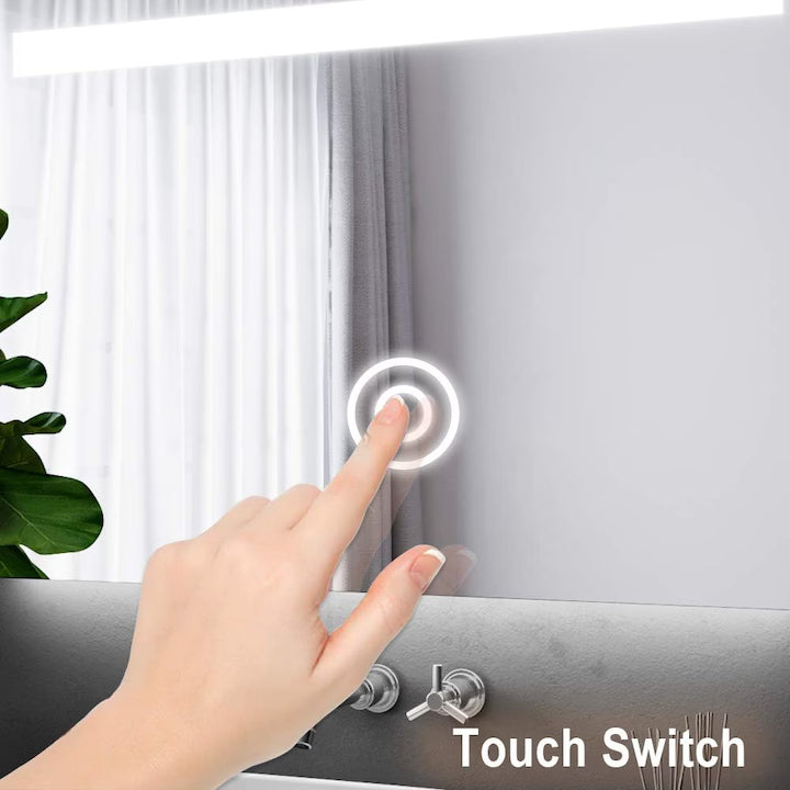 Oglinda LED Touch 60x80 cm, 025S, Functie Dezaburire Colectia Marcello Funghi