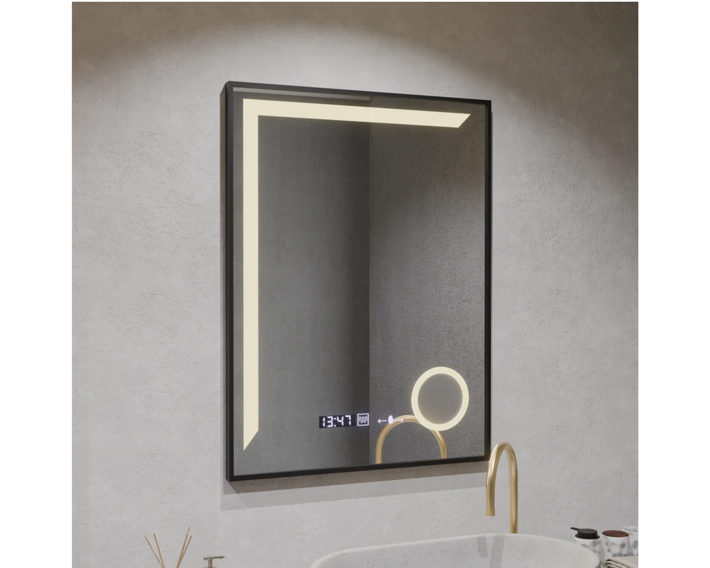 Oglinda LED Touch 60x80 cm Functie Dezaburire Colectia Marcello Funghi W23, 60x80cm