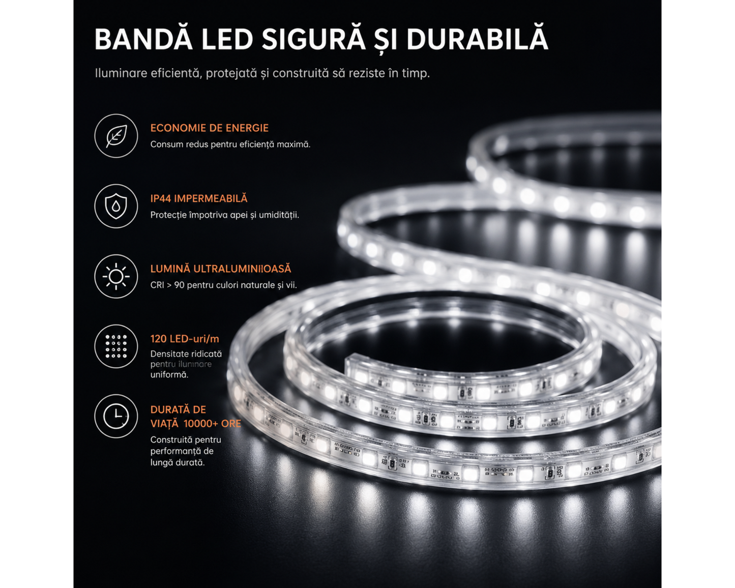 Oglinda LED Dreptunghiulara, cu Functie Dezaburire, Lupa Cosmetica si Sistem Touch, Colectia Marcello Funghi, W05 60x80cm