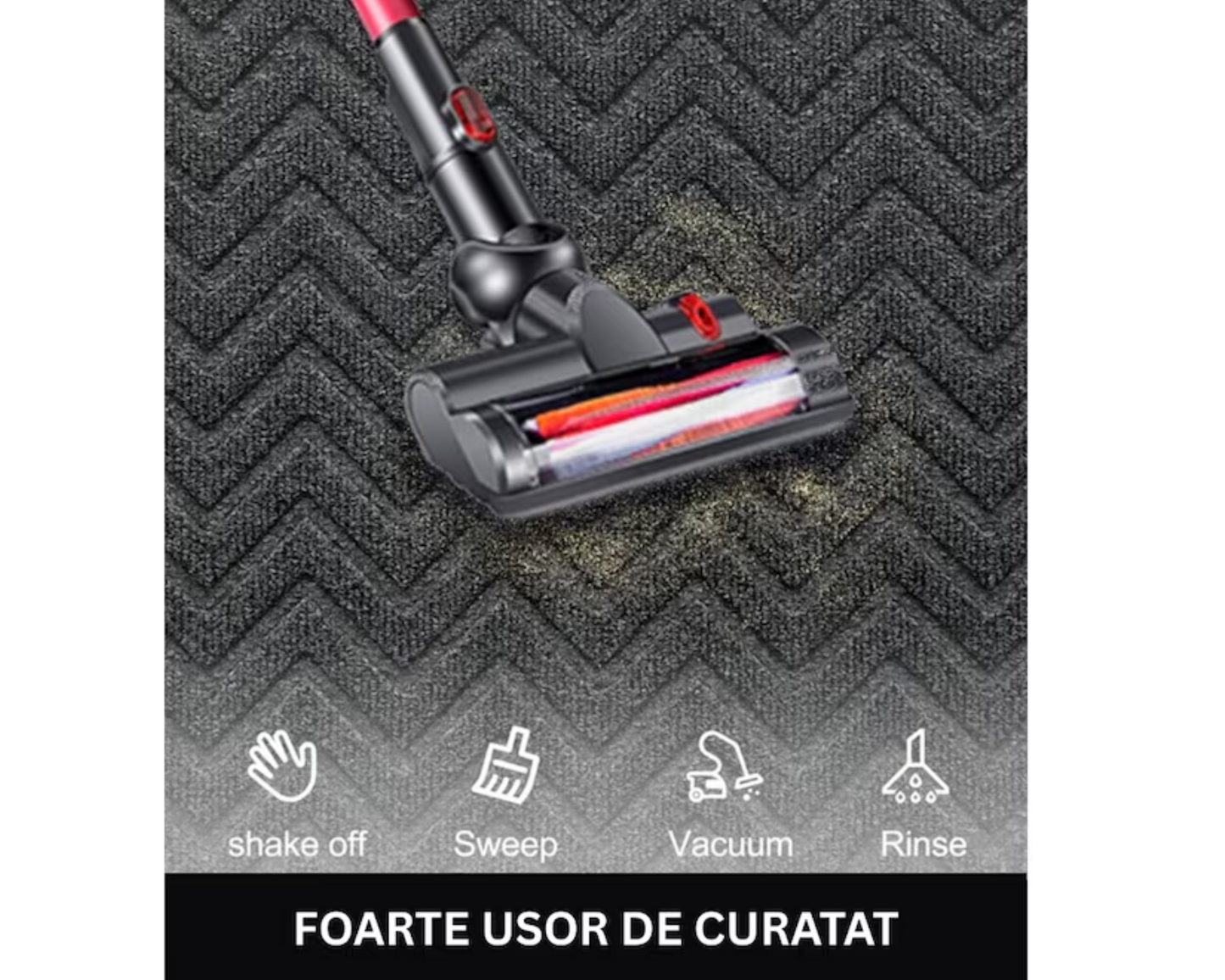 Covoras intrare Polietilena si Cauciuc Antiderapant- S099 - 90X60 cm