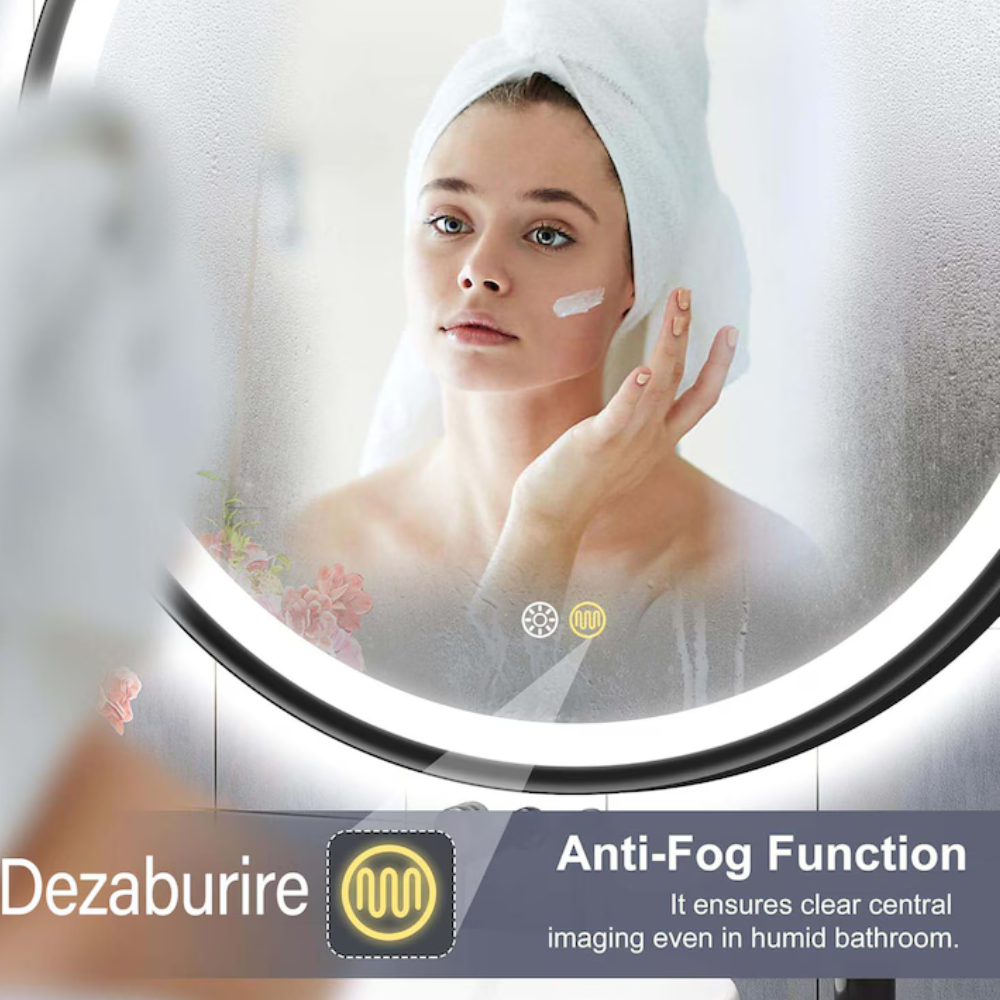 Oglinda LED Touch 70x70 cm Functie Dezaburire Colectia Marcello Funghi, model W13s