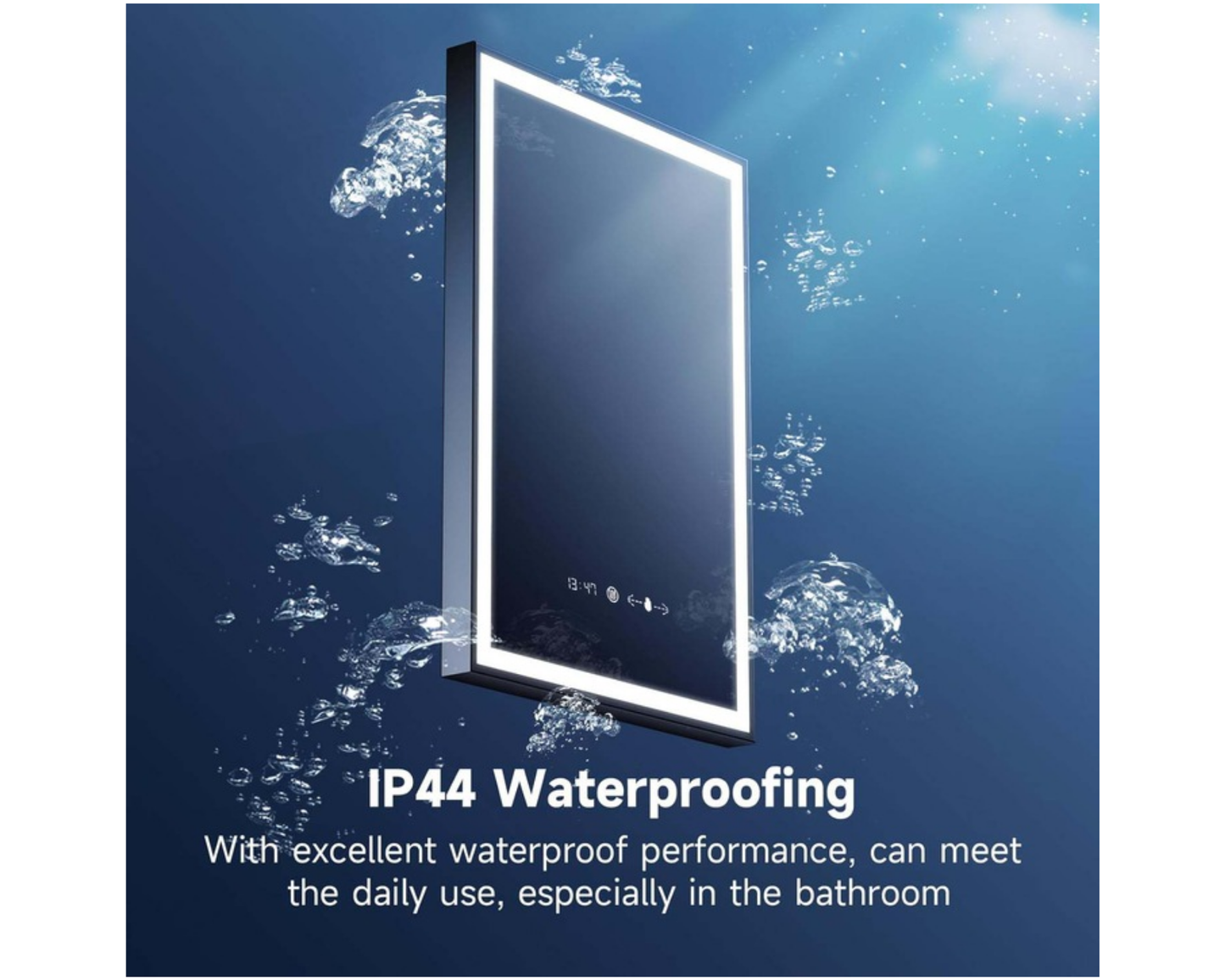 Oglinda LED Touch 80x60 cm Functie Dezaburire Colectia Marcello Funghi W23, 80x60cm