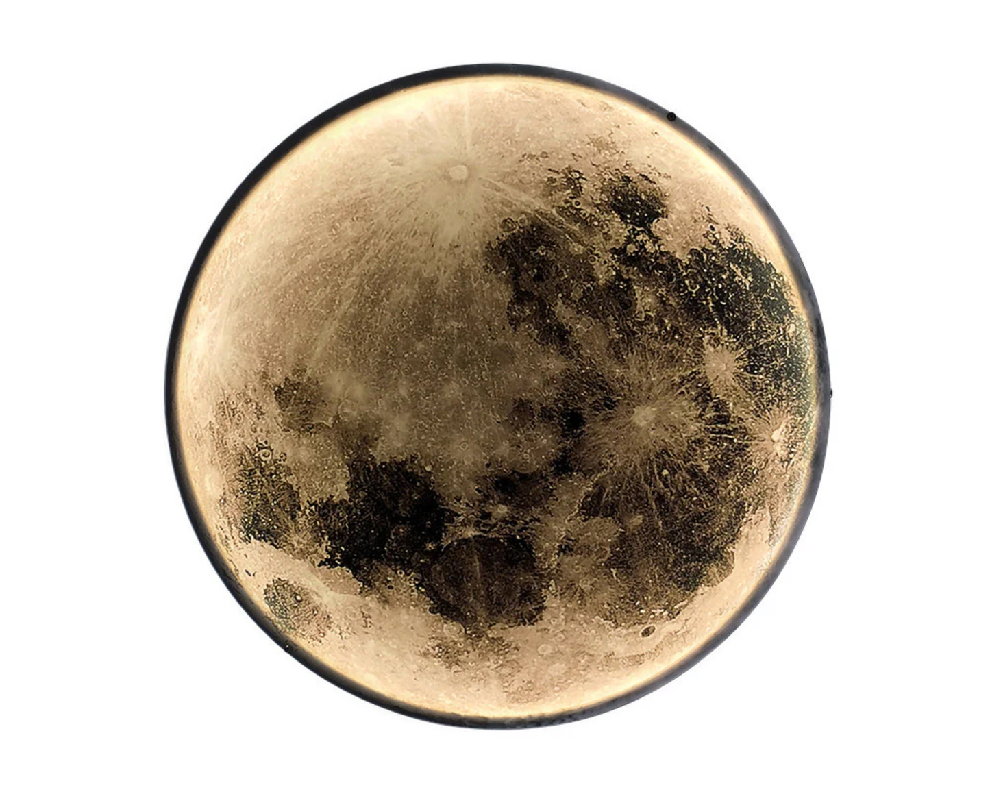 Aplica LED Decorativa Luna 34W Diametru 50CM Lumina Calda Neutra Rece 3000/4000/6000K